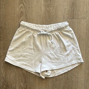 Perfect White Tee Cotton Shorts